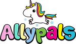 Allypals logo for the unicorn children's book series